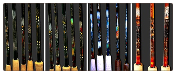 Fishing Rod Patterns - Decorative Thread Weave Pattern