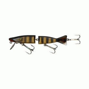 Radtke Single Jointed Black Gold Barred Minnow