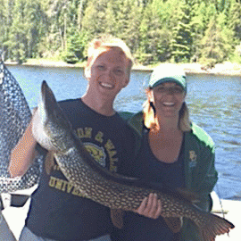 40" Northern caught by Jill