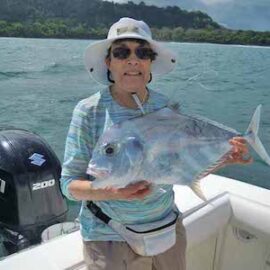 Joann with her Pompano